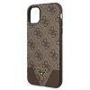 Guess GUHCN61PU4GHBR iPhone 11 6,1 / Xr6,1 brązowy/brown hardcase 4G Triangle Collection